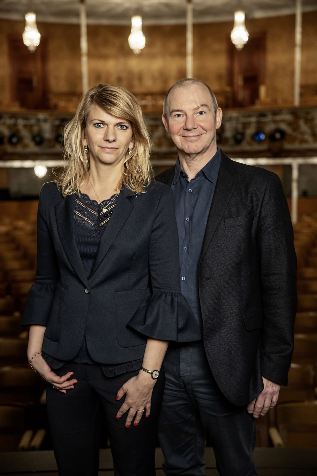 Direktør Allan Aagaard og Teaterdirektør Trine Holm Thomsen  Foto Isak Hoffmeyer