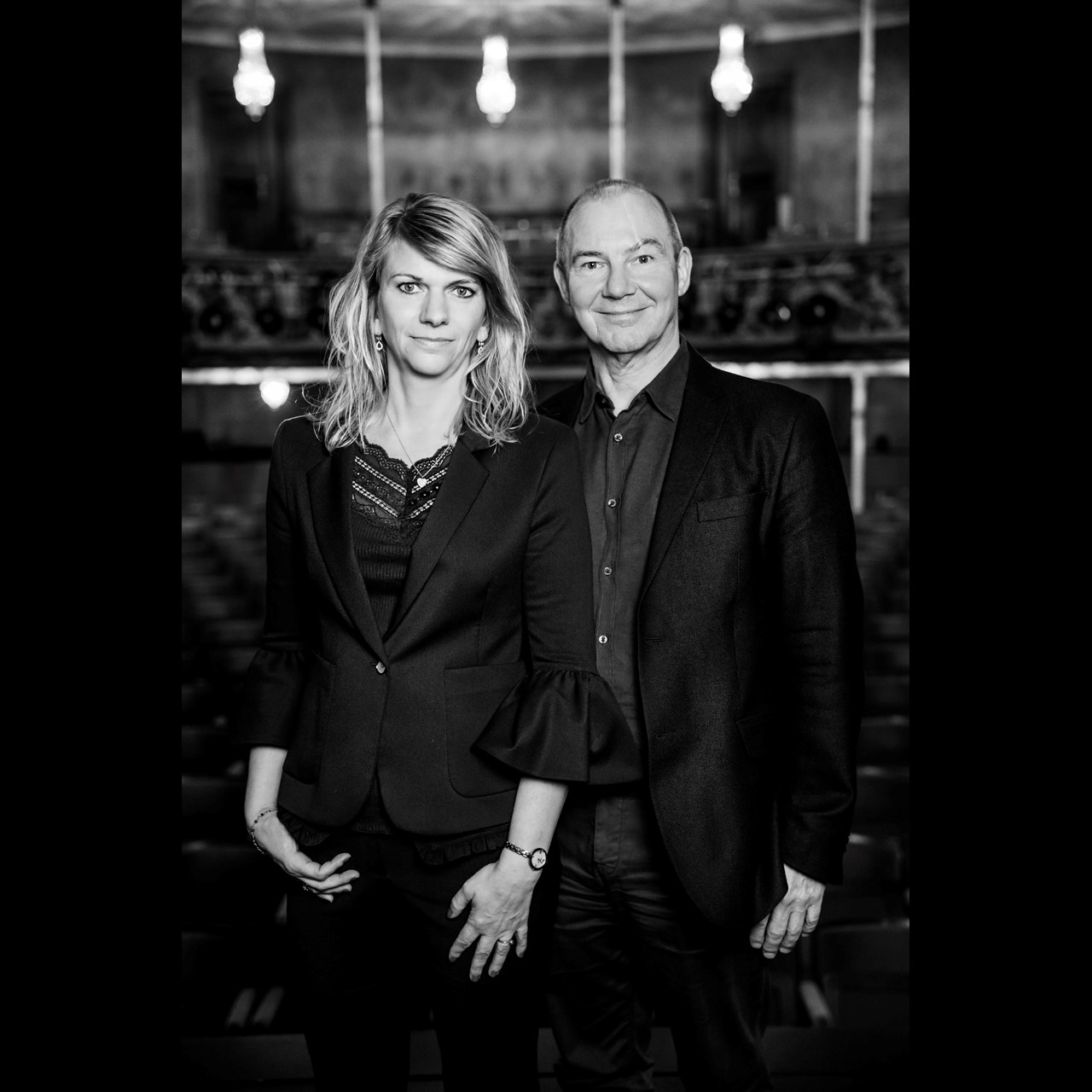 Direktør Allan Aagaard og Teaterdirektør Trine Holm Thomsen  Foto Isak Hoffmeyer