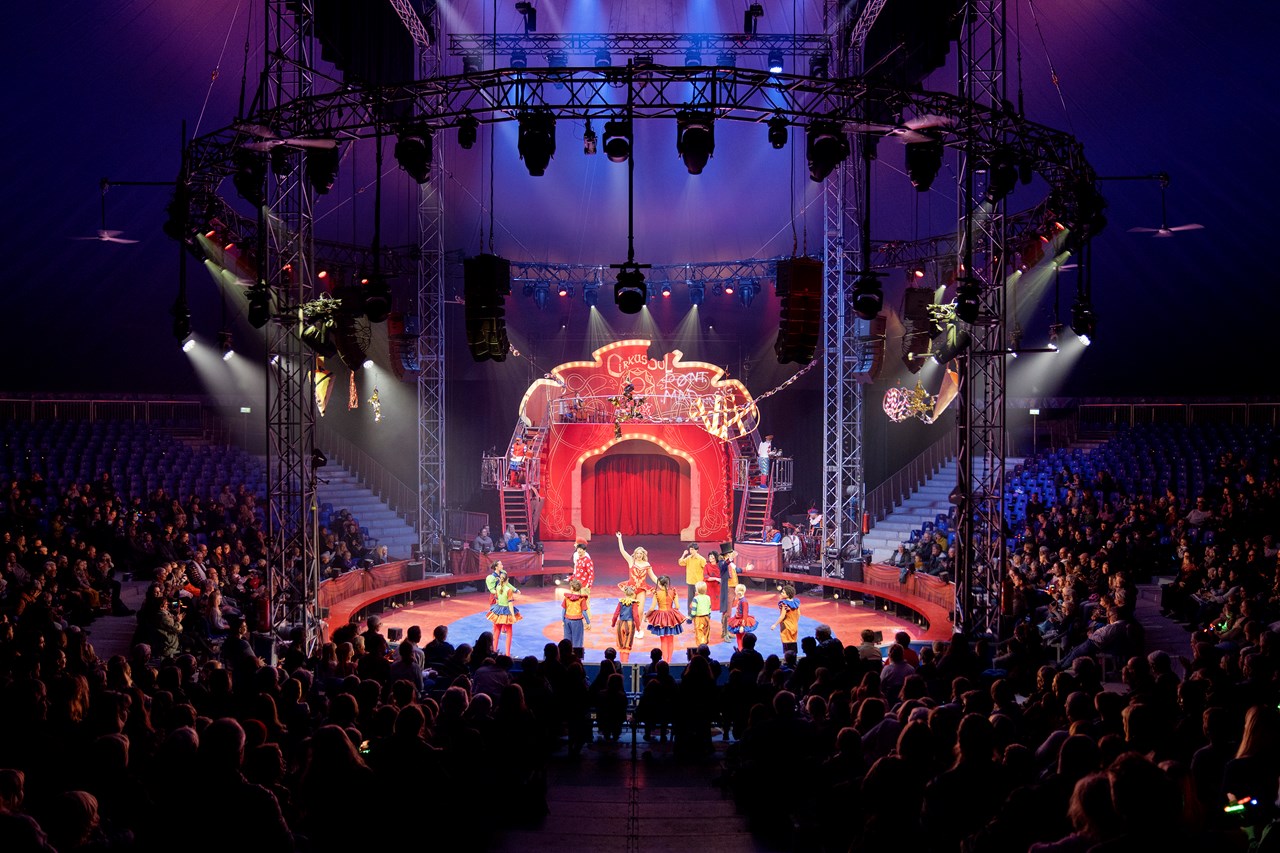 Cirkus Jul - Muskelsvindfonden, Saxo og Aarhus Teater  - Foto Agnete Schlichtkrull