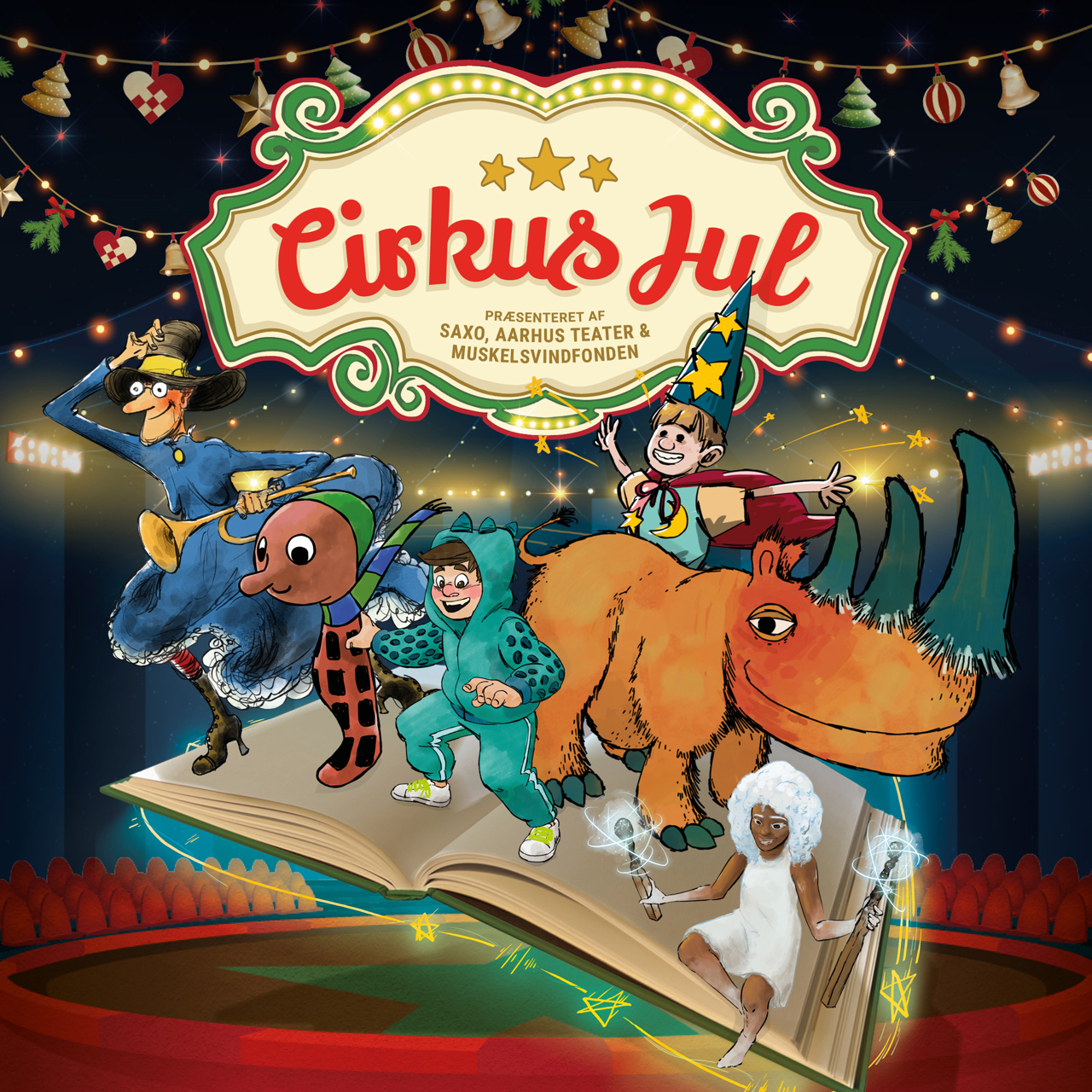 Cirkus Jul - Muskelsvindfonden, Saxo og Aarhus Teater