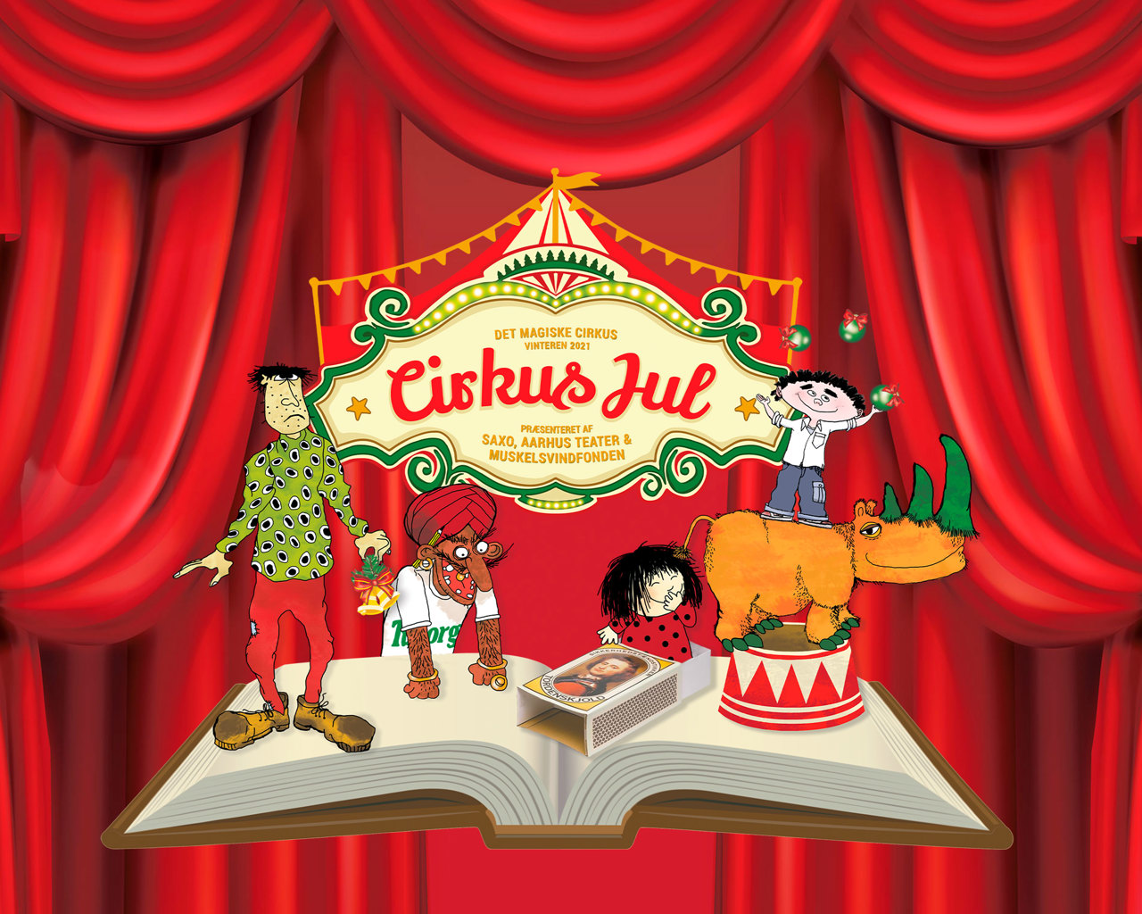 Cirkus Jul - Muskelsvindfonden, Saxo og Aarhus Teater